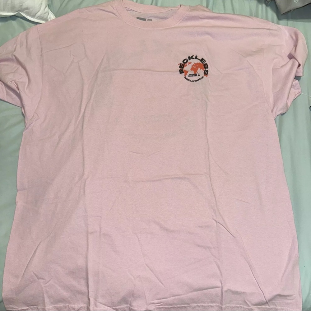 Young and Reckless Pink Logo Mens T-Shirt Size 2XL - BNWT Streetwear Y&R